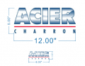 ACIER logo Iron On Transfer